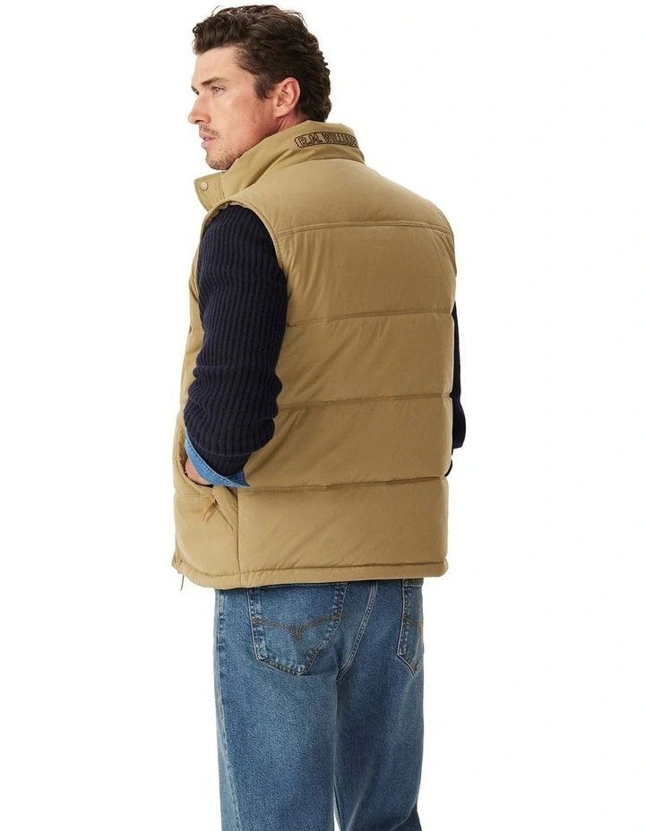 Kalkite Padded Vest in Tan image 2