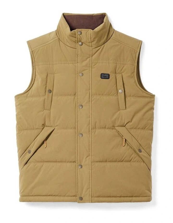Kalkite Padded Vest in Tan image 4