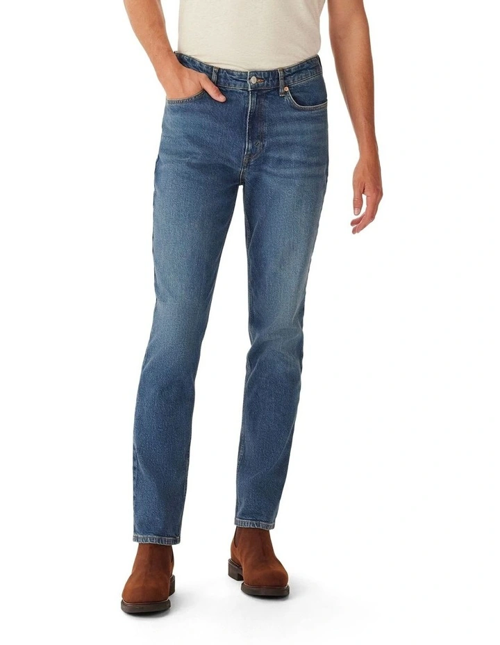 Loxton Slim Tapered Denim Jeans in Vintage Indigo image 1