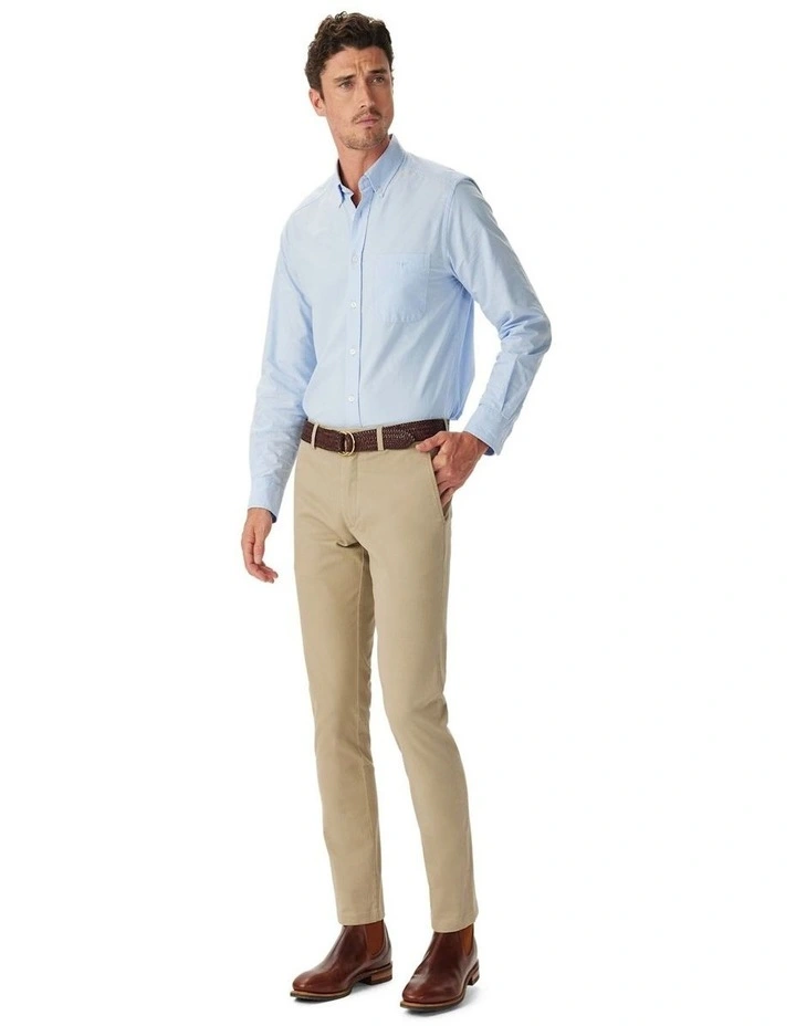 Coolac Stretch Cotton Chino in Buckskin image 3