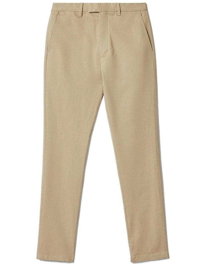 Coolac Stretch Cotton Chino in Buckskin image 4