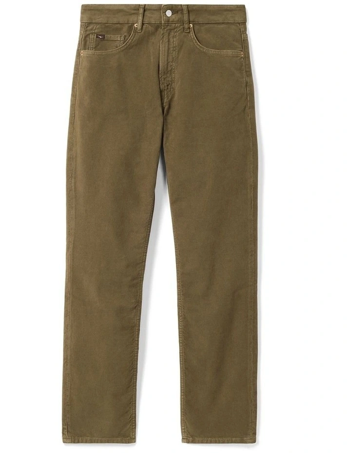 Ramco Stretch Moleskin 5 Pocket Pant in Sepia Tint image 4