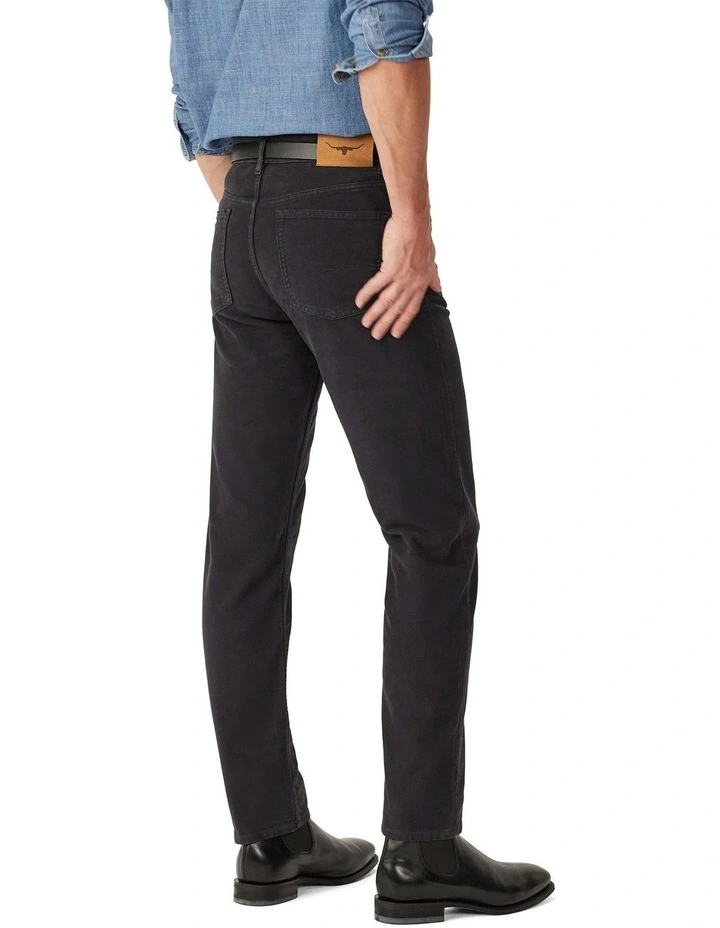 Ramco Stretch Moleskin 5 Pocket Pant in Ink image 2