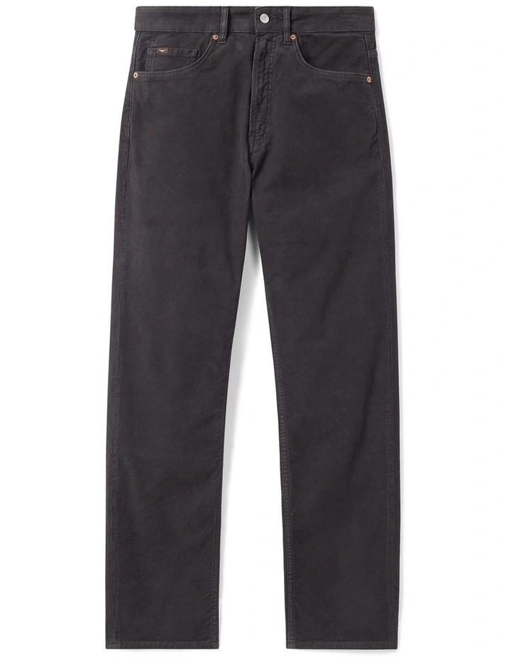 Ramco Stretch Moleskin 5 Pocket Pant in Ink image 4
