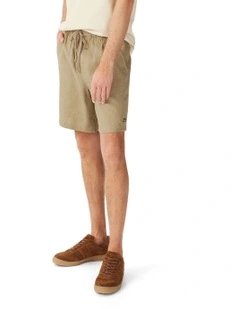 Rugby Linen Short Aubergine