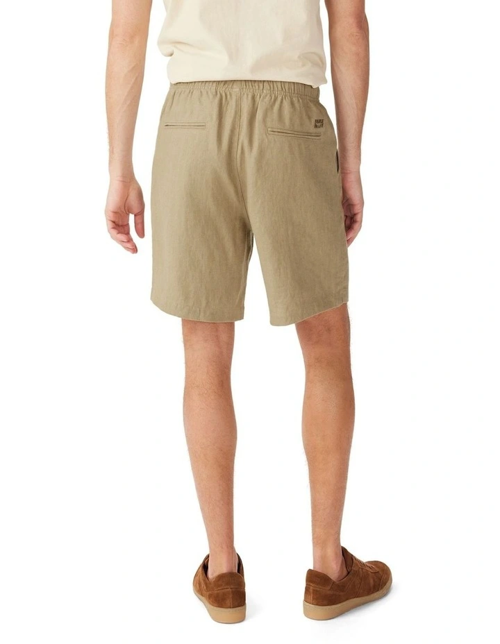 Rugby Linen Short Aubergine image 2