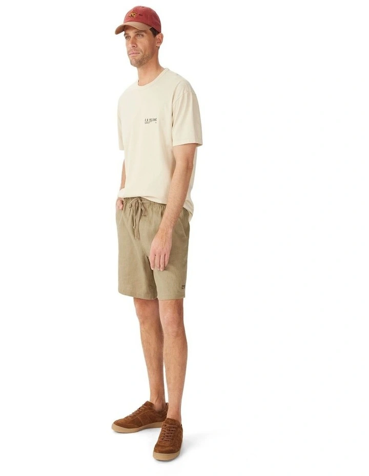 Rugby Linen Short Aubergine image 3