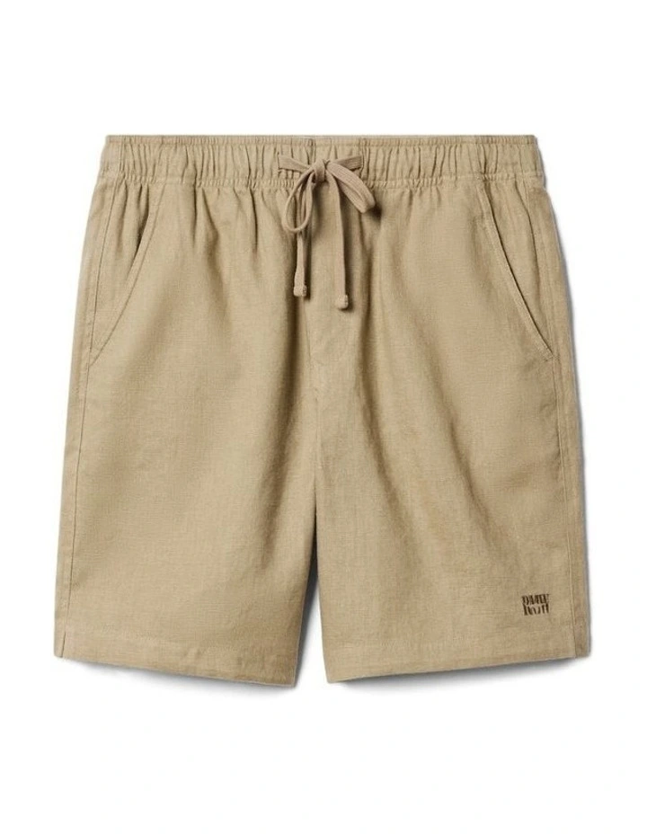 Rugby Linen Short Aubergine image 4