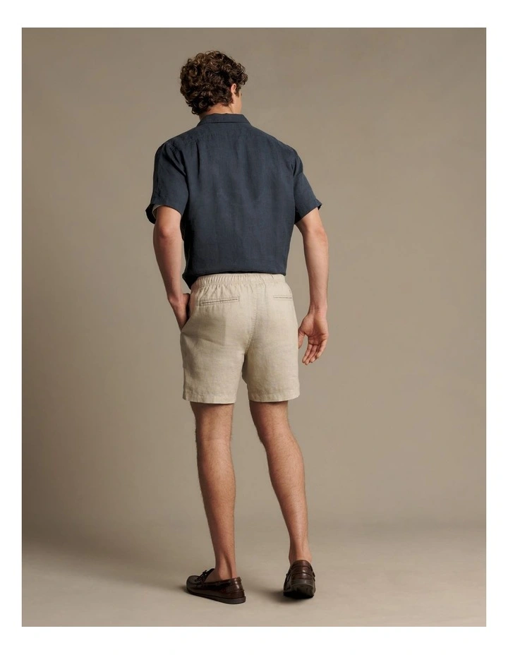 Rugby Linen Short Tan image 3