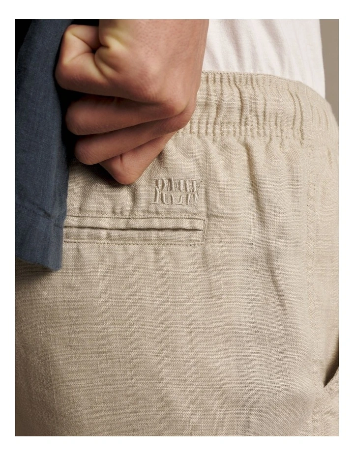 Rugby Linen Short Tan image 4