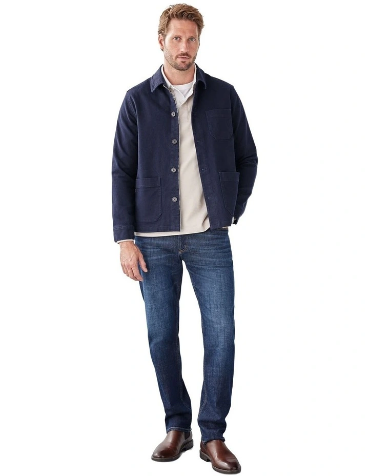Davies Chore Jacket in Navy image 5