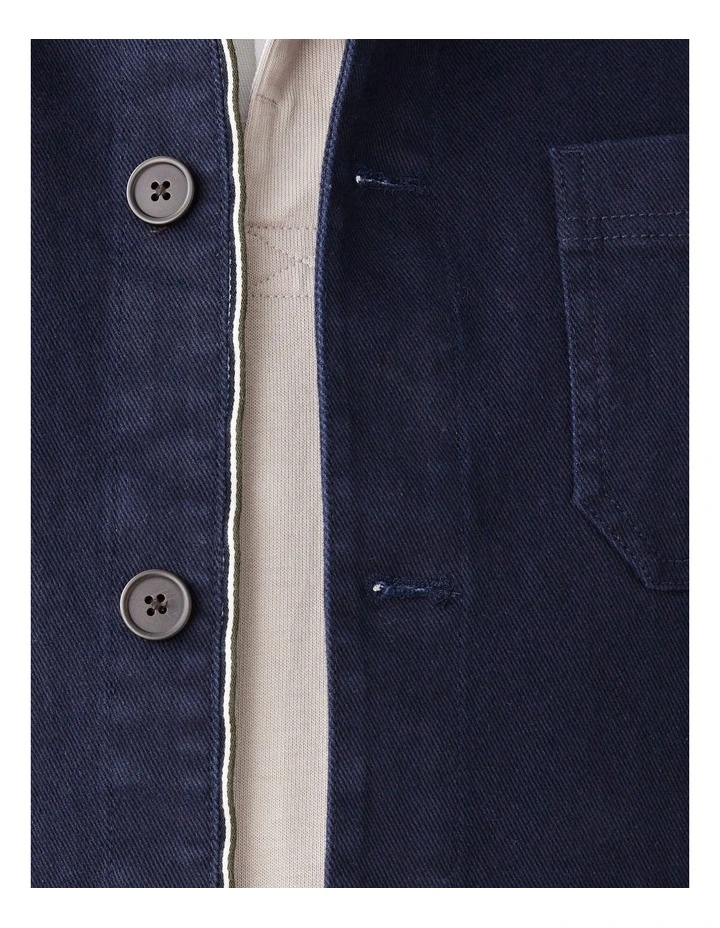 Davies Chore Jacket in Navy image 6