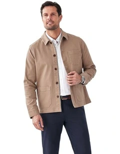 Davies Chore Jacket in Tan