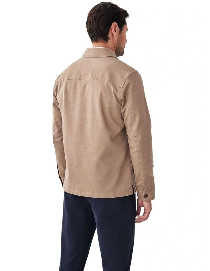 Davies Chore Jacket in Tan image 2