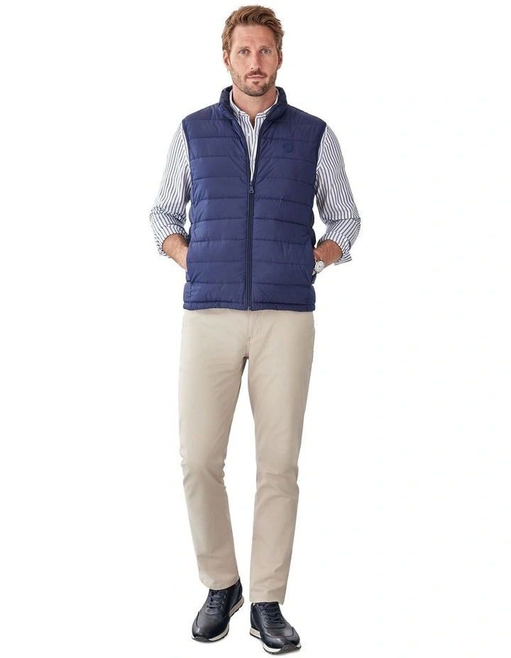 Light-Weight Puffer Vest in Navy image 5