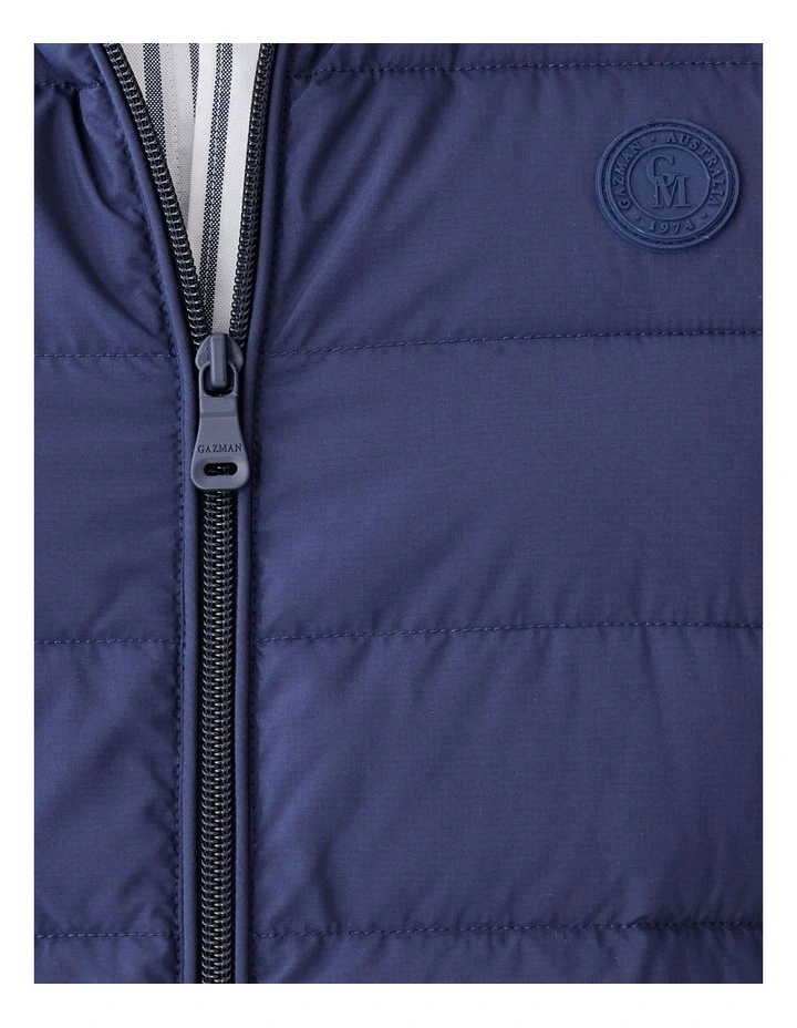 Light-Weight Puffer Vest in Navy image 6