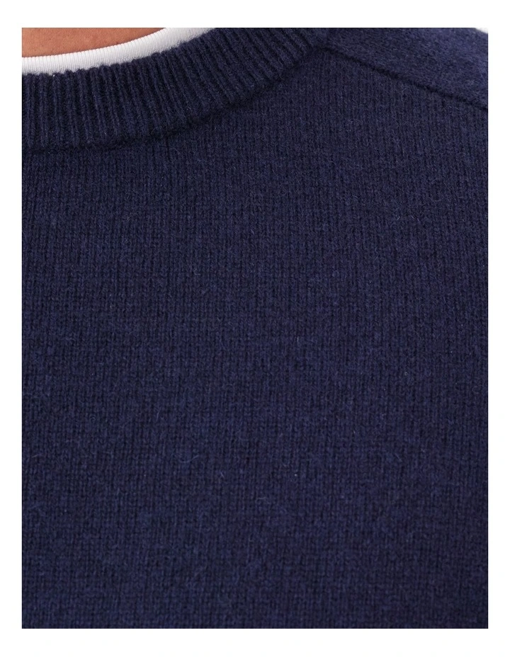 Lambswool Crew Navy image 6