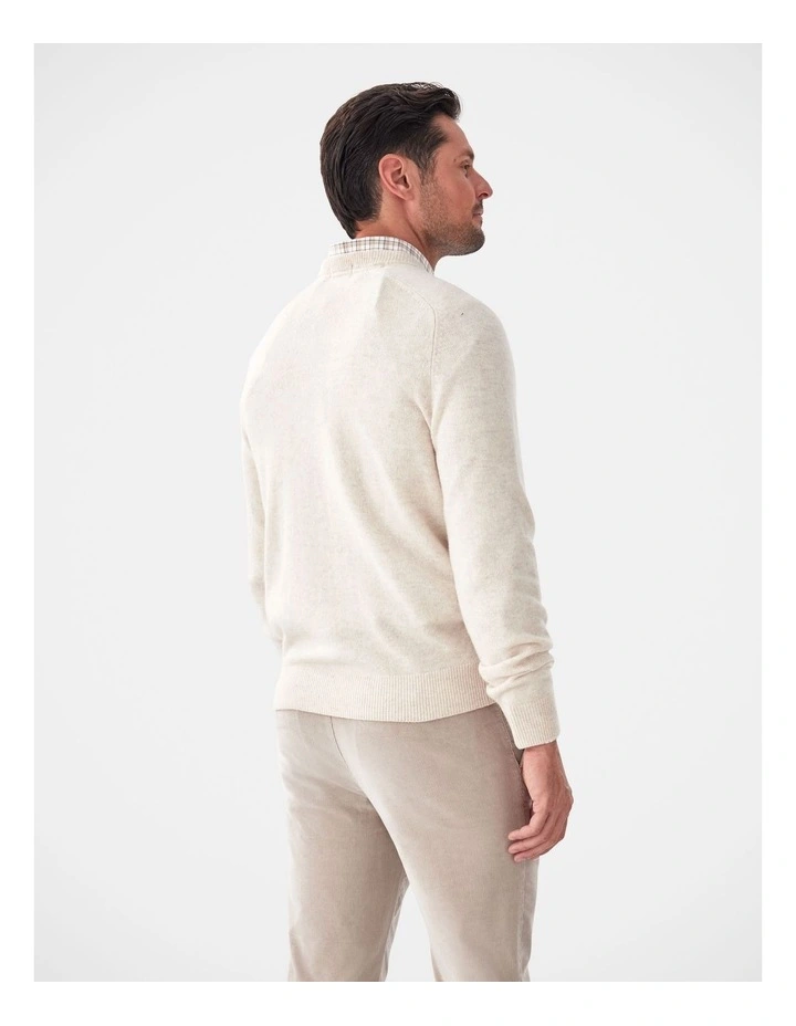 Lambswool Crew Ecru image 2