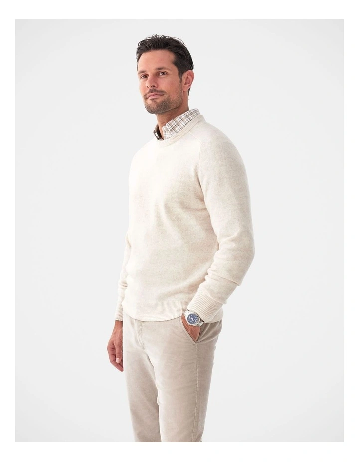 Lambswool Crew Ecru image 4
