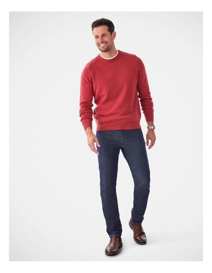 Lambswool Crew Red image 5