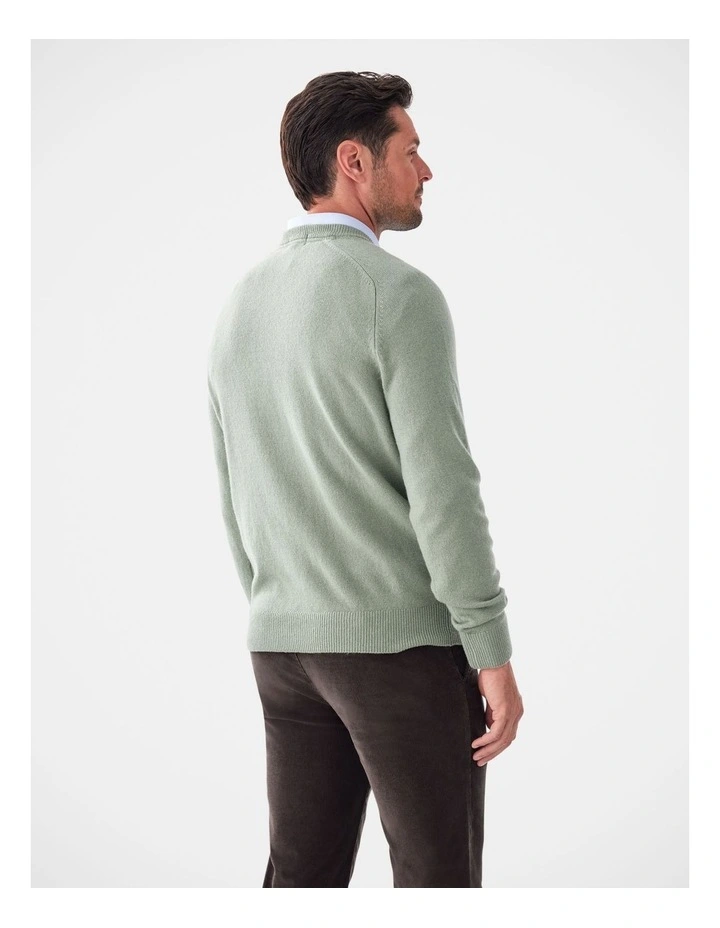 Lambswool Crew Sage image 2