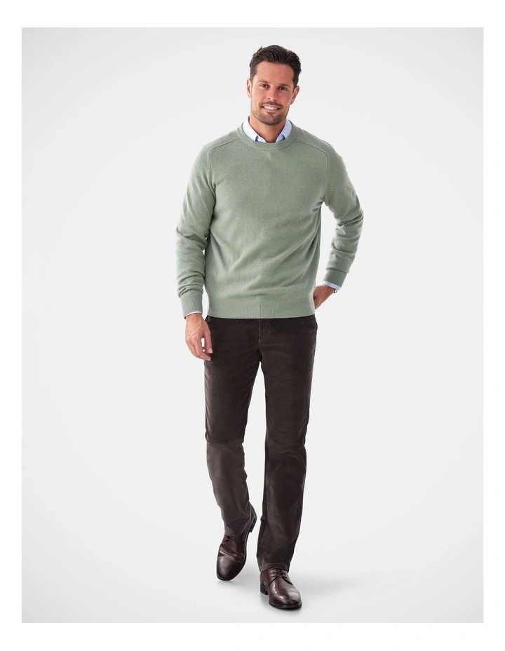 Lambswool Crew Sage image 5