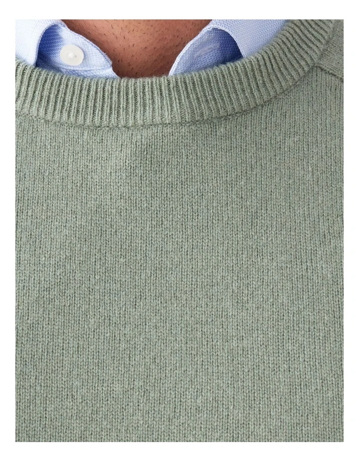 Lambswool Crew Sage image 6