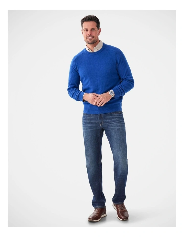 Lambswool Crew Cobalt image 5