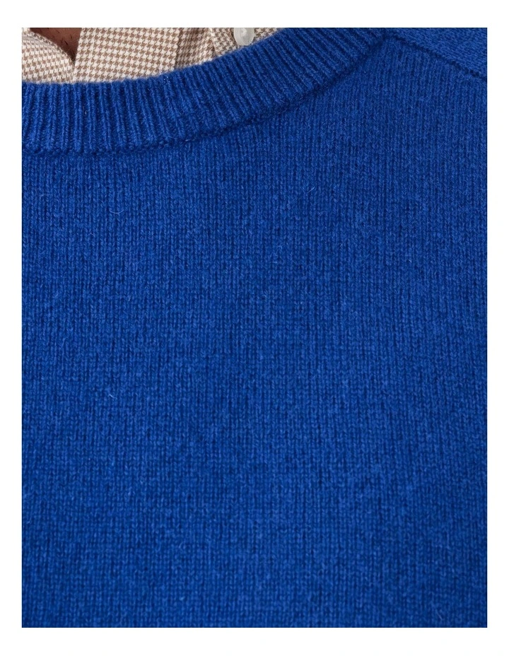 Lambswool Crew Cobalt image 6