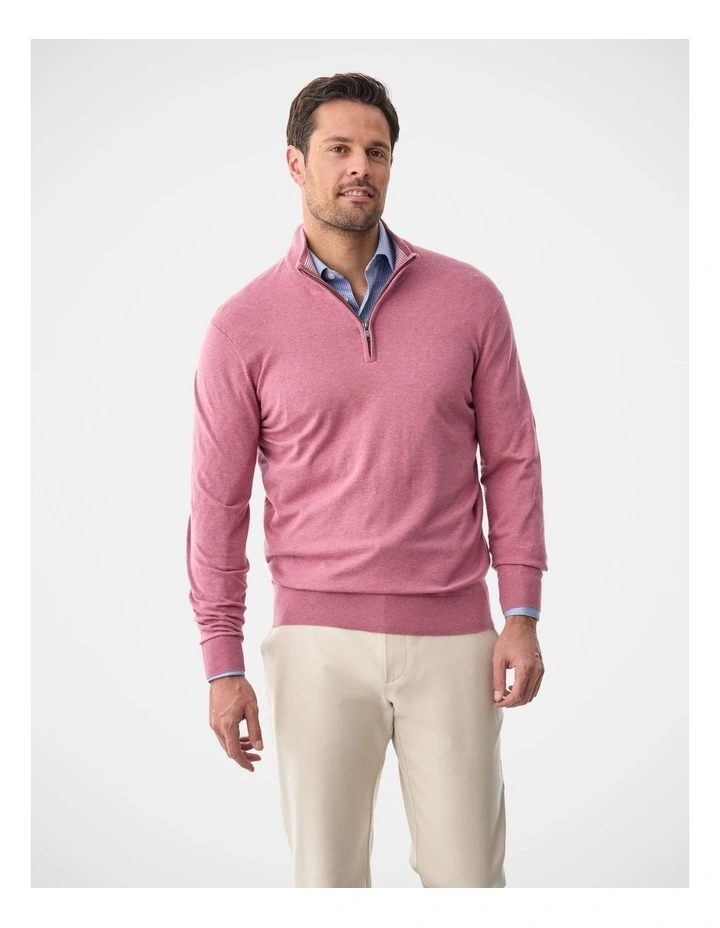 High Flex Half Zip Berry image 1