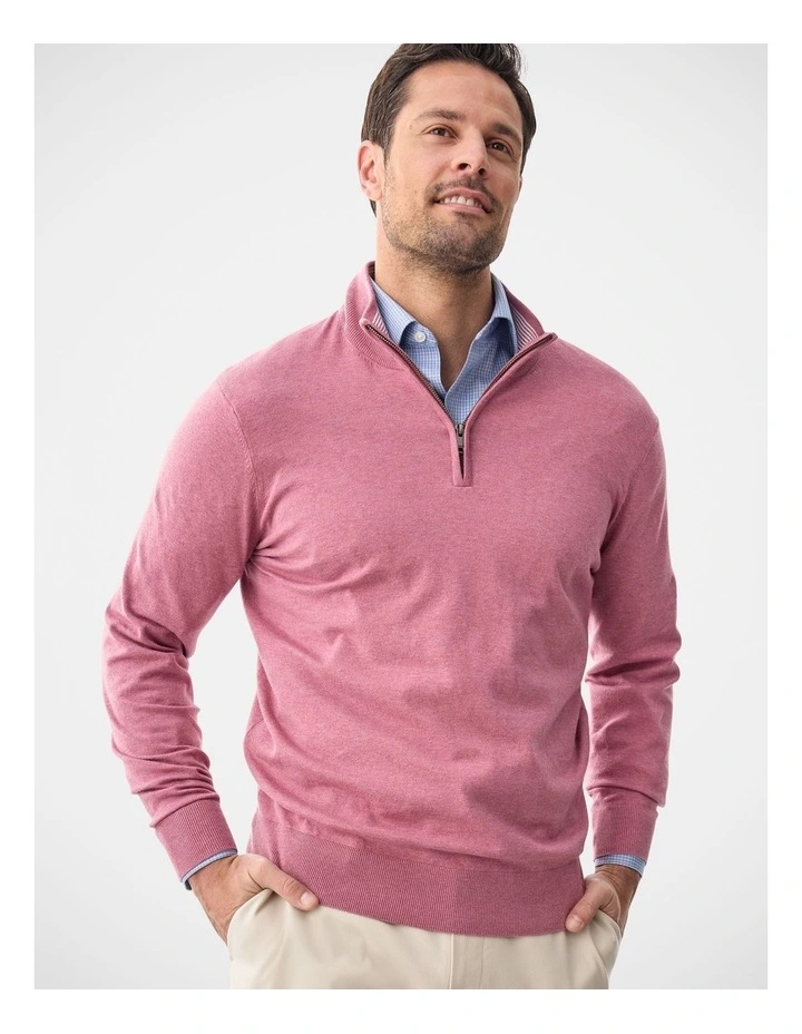 High Flex Half Zip Berry image 3