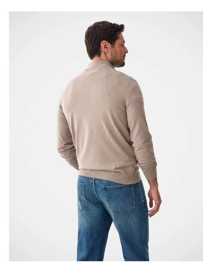 High Flex Half Zip Mocha image 2