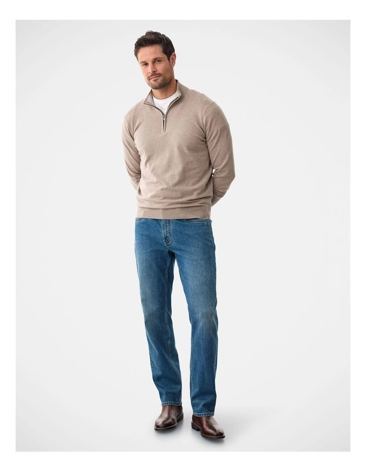 High Flex Half Zip Mocha image 5