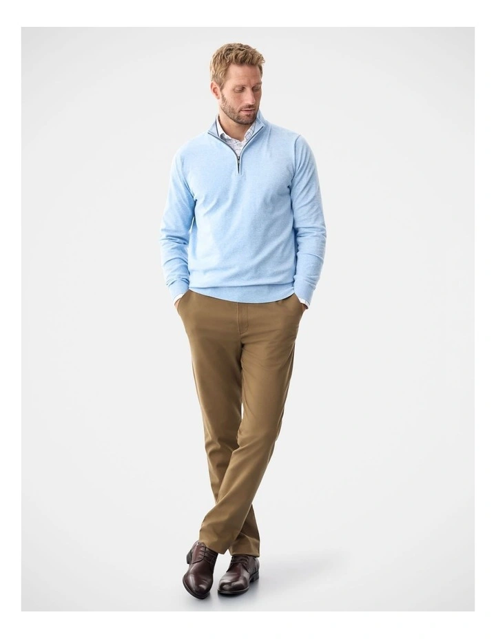 High Flex Half Zip Sky Blue image 5