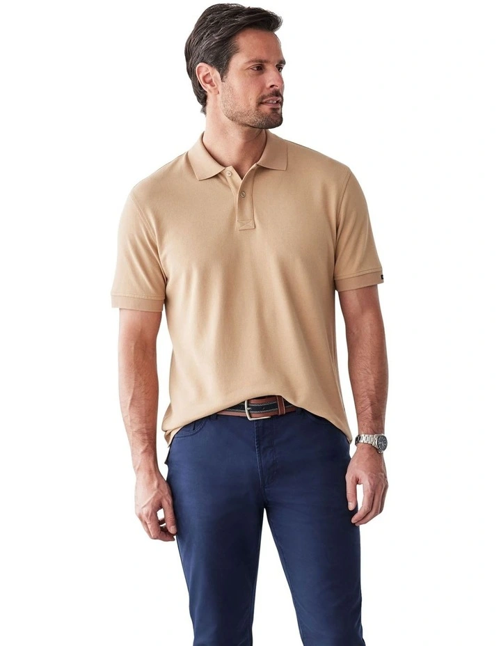 Classic Pique Polo Sand image 3