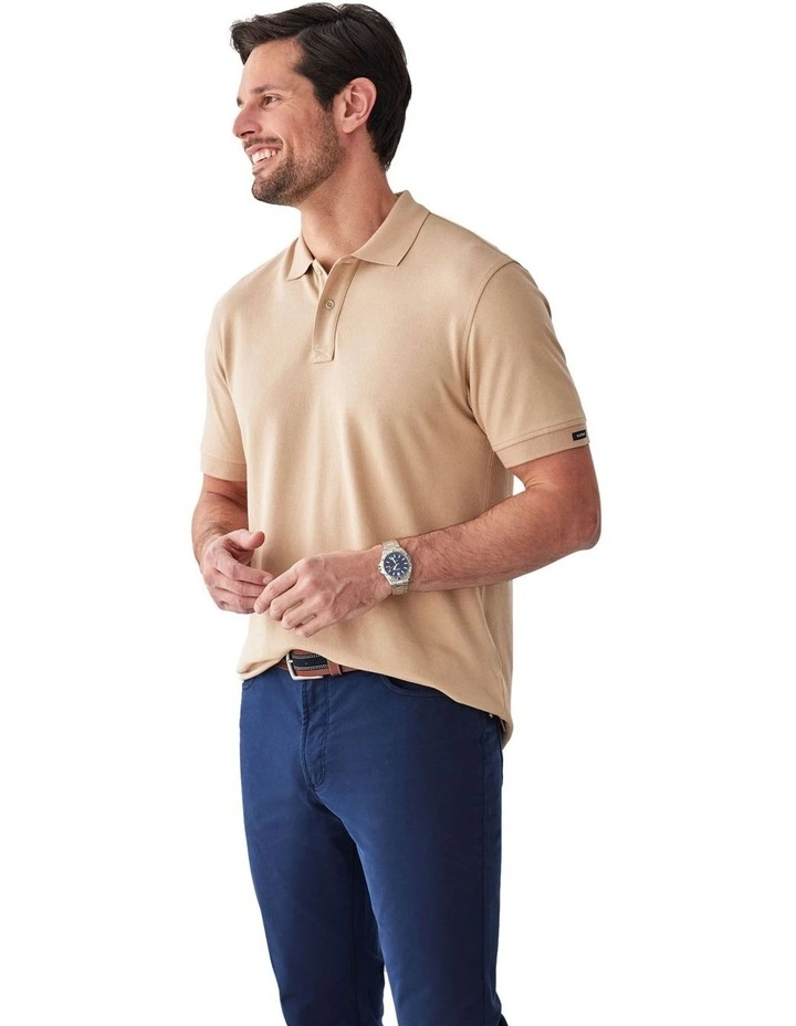 Classic Pique Polo Sand image 4