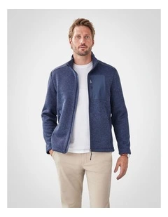 GAZFLEX Zip Through Sweat Denim Mix