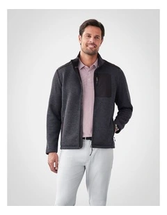 GAZFLEX Zip Through Sweat Charcoal