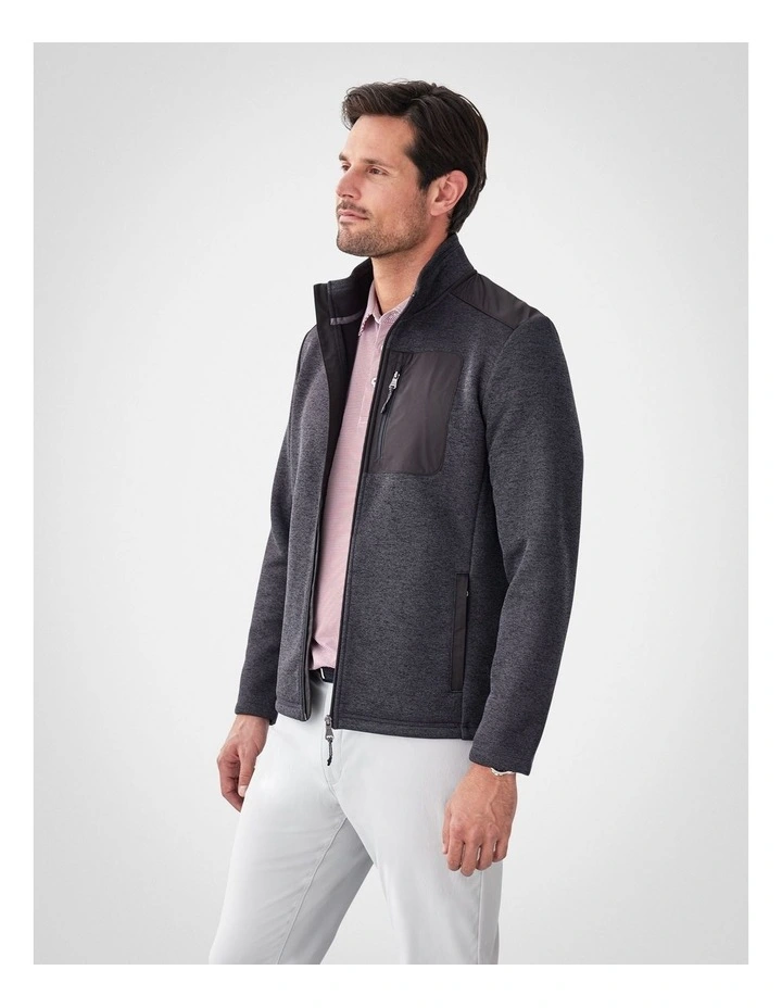 GAZFLEX Zip Through Sweat Charcoal image 4