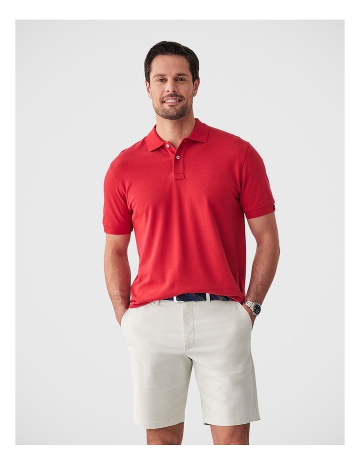 Classic Pique Polo Red image 1