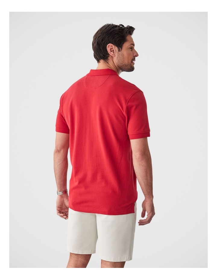 Classic Pique Polo Red image 2