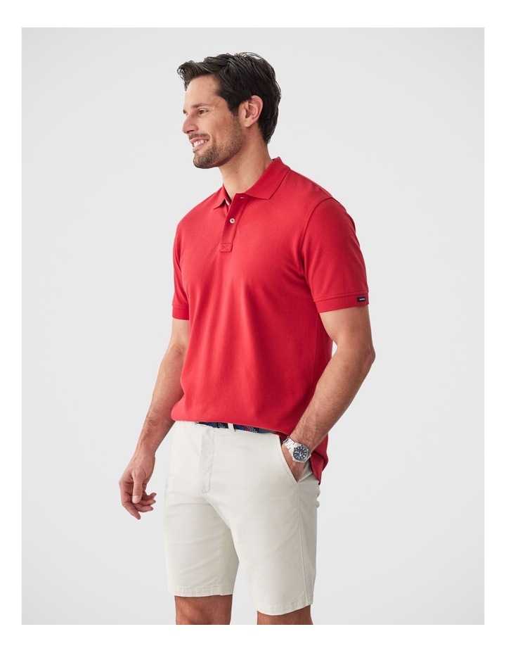 Classic Pique Polo Red image 4