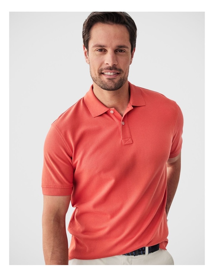 Classic Pique Polo Guava image 3