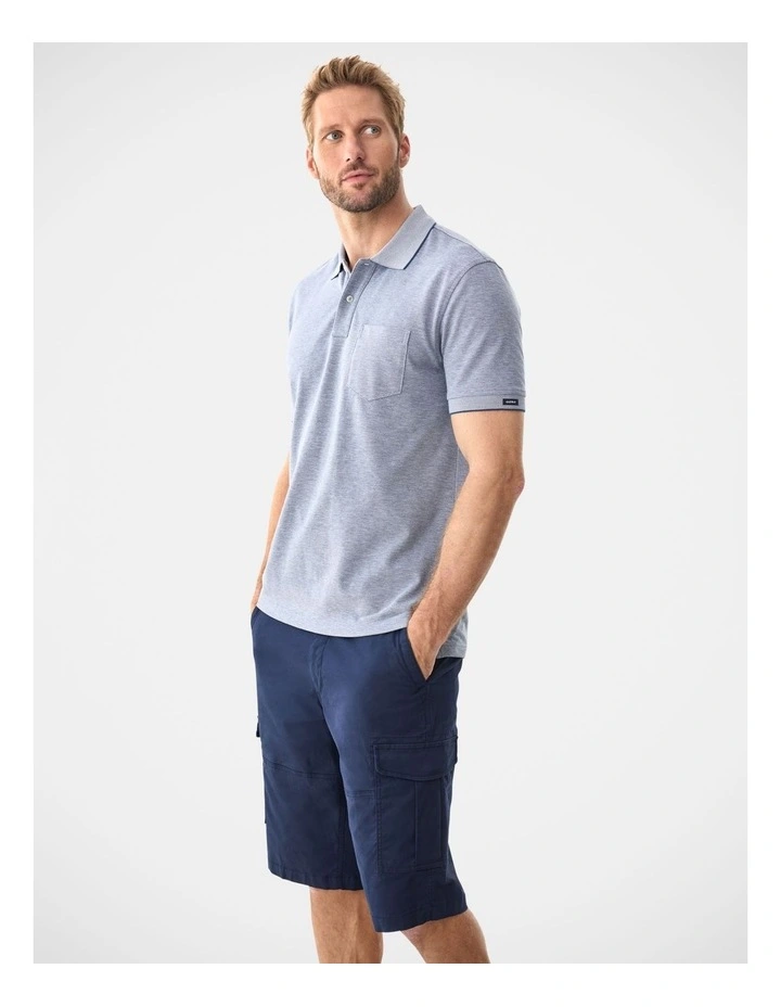 Oxford Pocket Polo Navy image 4
