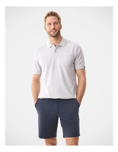 Oxford Pocket Polo Light Grey
