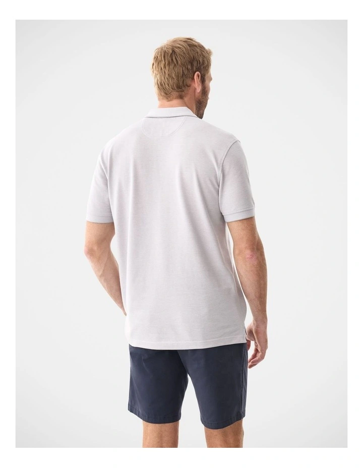 Oxford Pocket Polo Light Grey image 2