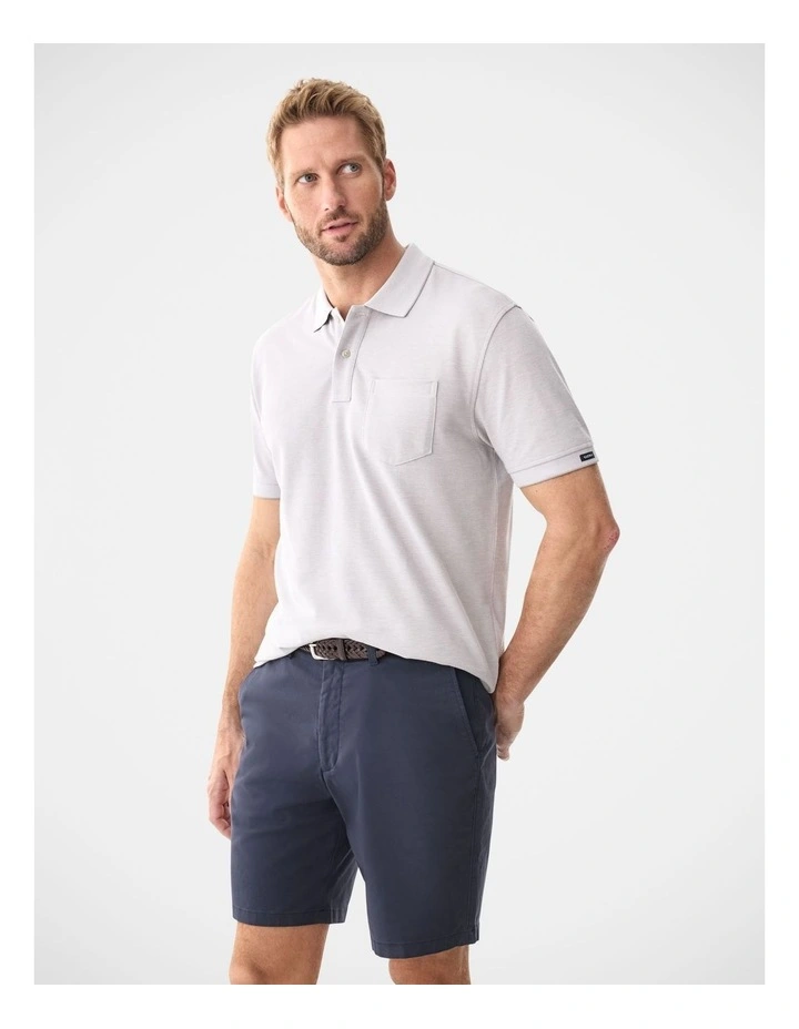 Oxford Pocket Polo Light Grey image 4