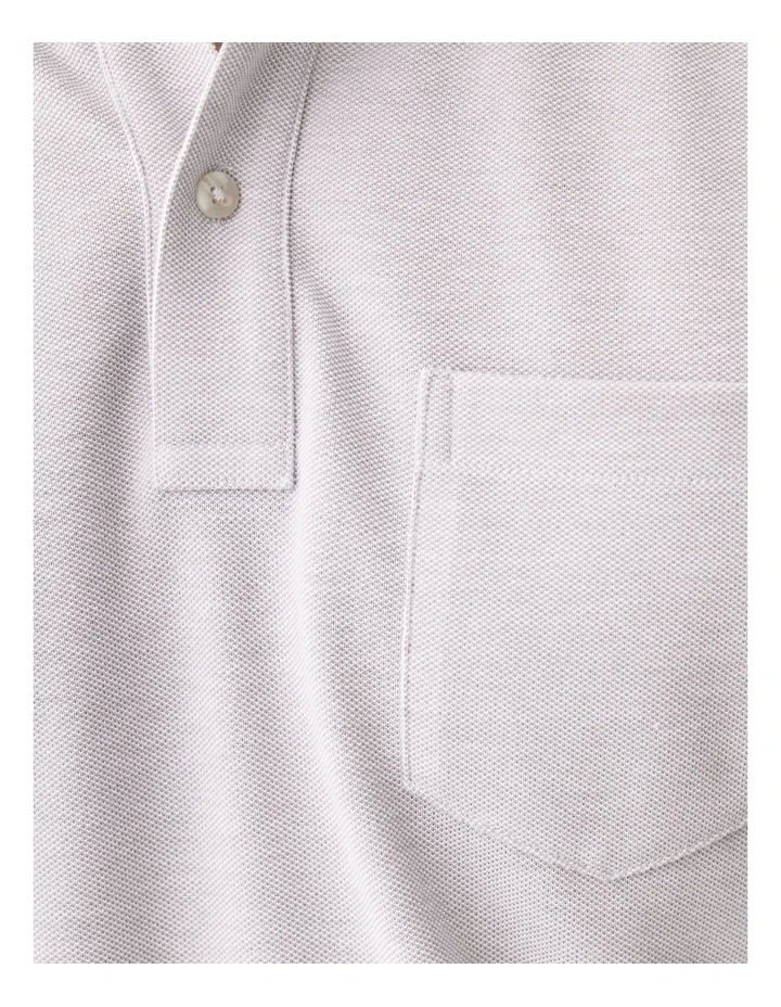 Oxford Pocket Polo Light Grey image 6