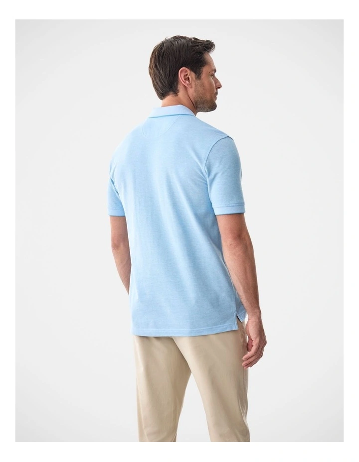 Oxford Pocket Polo Bright Blue image 2