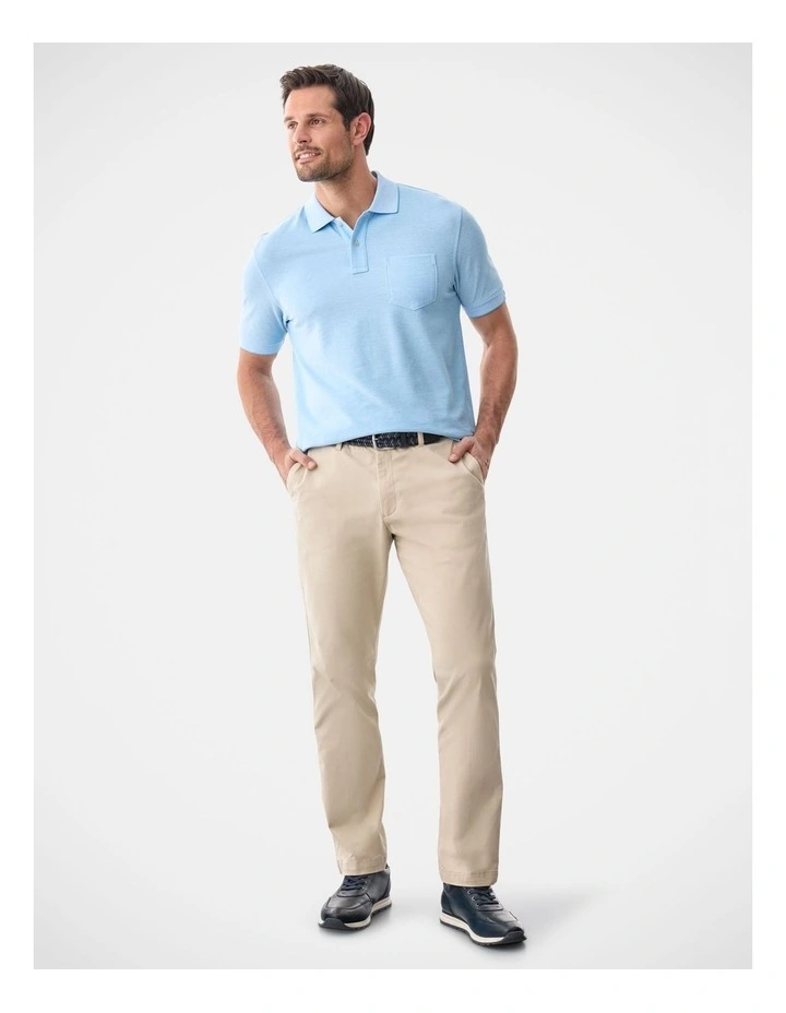 Oxford Pocket Polo Bright Blue image 5